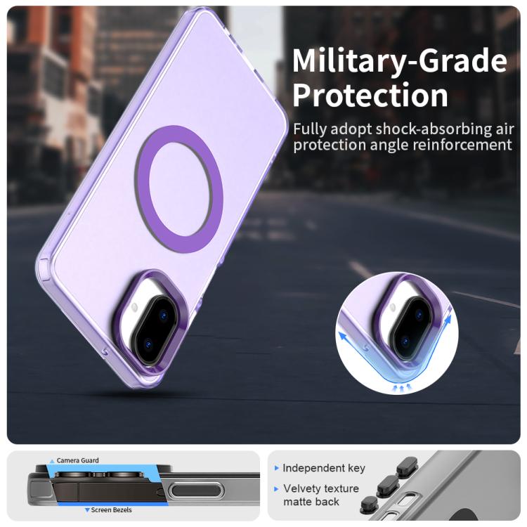 For Samsung Galaxy A07 4G Candy Magsafe PC Hybrid TPU Phone Case