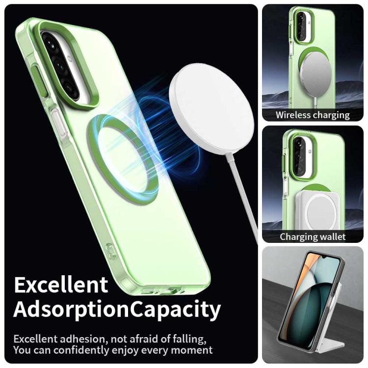 For Samsung Galaxy A17 5G Candy Magsafe PC Hybrid TPU Phone Case