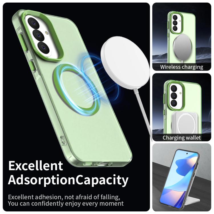 For Samsung Galaxy A37 5G Candy Magsafe PC Hybrid TPU Phone Case