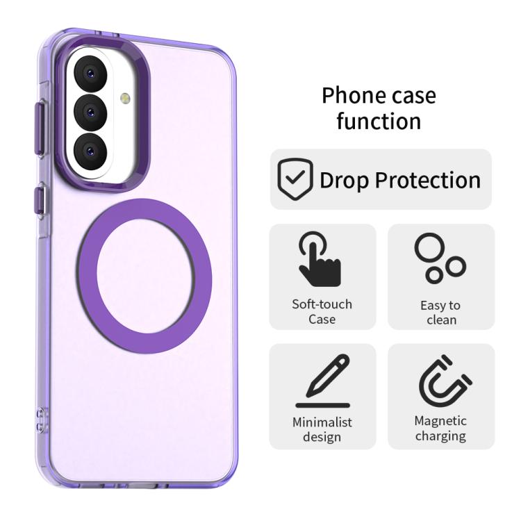 For Samsung Galaxy A37 5G Candy Magsafe PC Hybrid TPU Phone Case
