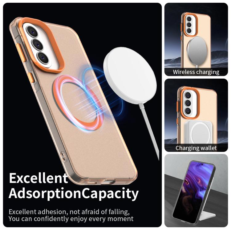 For Samsung Galaxy A57 5G Candy Magsafe PC Hybrid TPU Phone Case