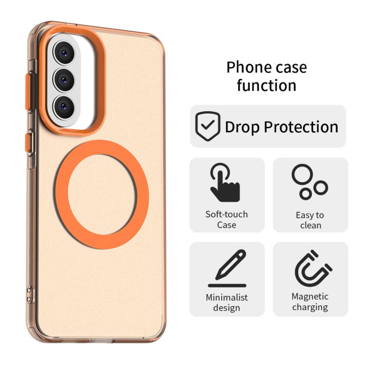 For Samsung Galaxy A57 5G Candy Magsafe PC Hybrid TPU Phone Case