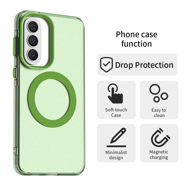 For Samsung Galaxy A57 5G Candy Magsafe PC Hybrid TPU Phone Case