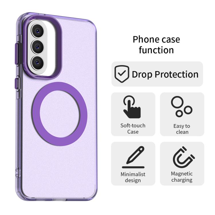 For Samsung Galaxy A57 5G Candy Magsafe PC Hybrid TPU Phone Case