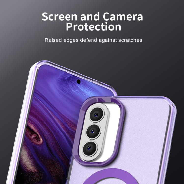 For Samsung Galaxy A57 5G Candy Magsafe PC Hybrid TPU Phone Case