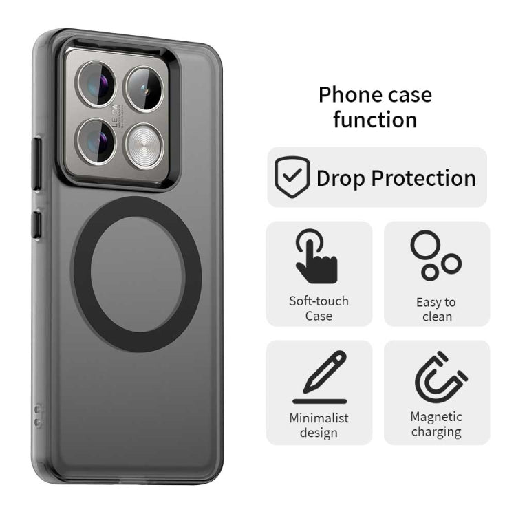 For Xiaomi 14T Pro Candy Magsafe PC Hybrid TPU Phone Case