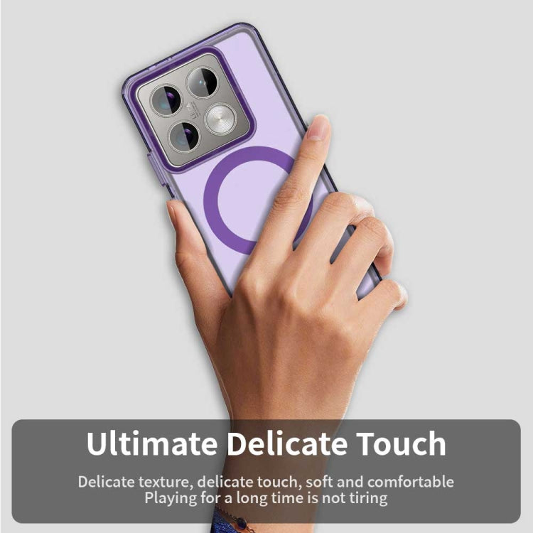 For Xiaomi 14T Pro Candy Magsafe PC Hybrid TPU Phone Case
