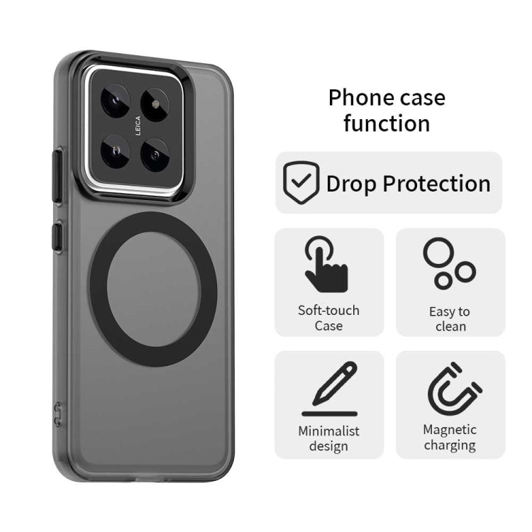 For Xiaomi 14 Pro Candy Magsafe PC Hybrid TPU Phone Case
