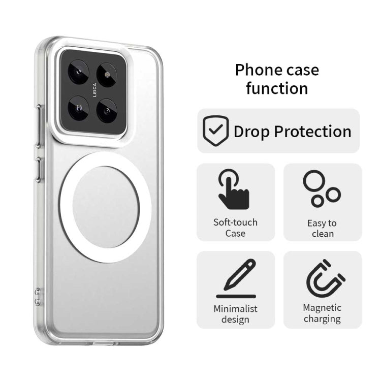 For Xiaomi 14 Candy Magsafe PC Hybrid TPU Phone Case