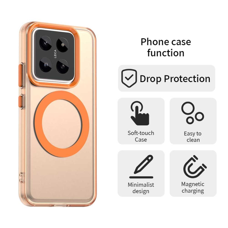 For Xiaomi 14 Candy Magsafe PC Hybrid TPU Phone Case