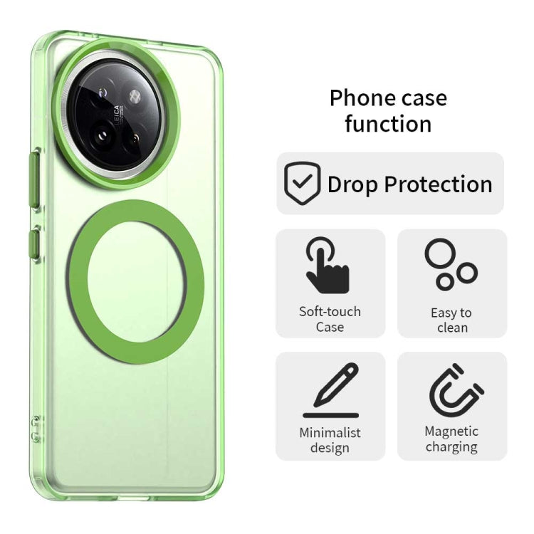 For Xiaomi 14 Civi Candy Magsafe PC Hybrid TPU Phone Case