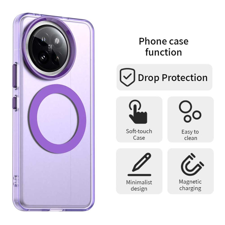 For Xiaomi 14 Civi Candy Magsafe PC Hybrid TPU Phone Case