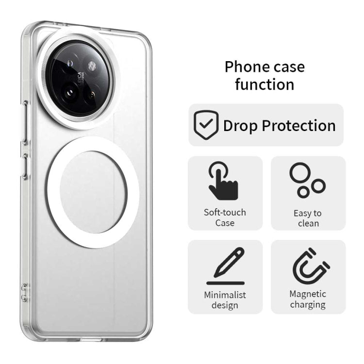 For Xiaomi Civi 4 Pro Candy Magsafe PC Hybrid TPU Phone Case