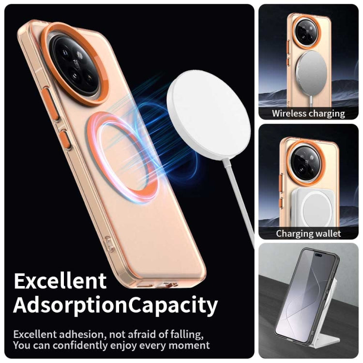 For Xiaomi Civi 4 Pro Candy Magsafe PC Hybrid TPU Phone Case