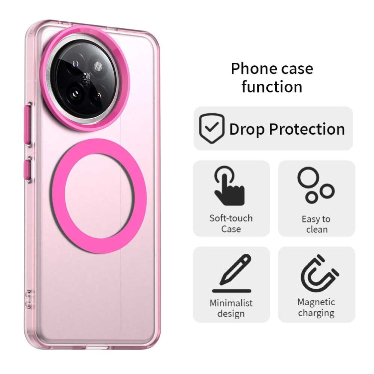 For Xiaomi Civi 4 Pro Candy Magsafe PC Hybrid TPU Phone Case
