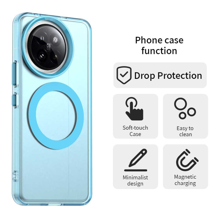 For Xiaomi Civi 4 Pro Candy Magsafe PC Hybrid TPU Phone Case