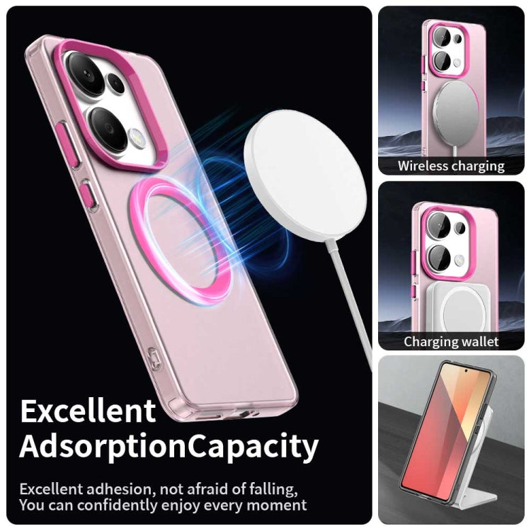 For Xiaomi Poco M6 Pro 4G Candy Magsafe PC Hybrid TPU Phone Case
