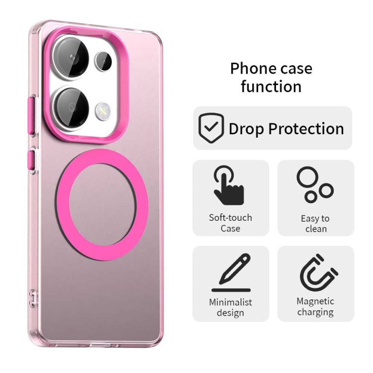 For Xiaomi Poco M6 Pro 4G Candy Magsafe PC Hybrid TPU Phone Case