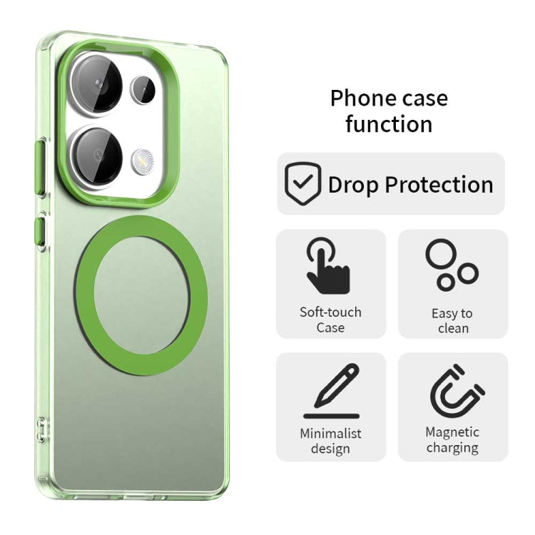 For Xiaomi Poco M6 Pro 4G Candy Magsafe PC Hybrid TPU Phone Case