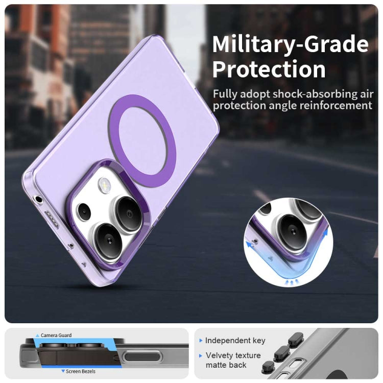 For Xiaomi Poco M6 Pro 4G Candy Magsafe PC Hybrid TPU Phone Case