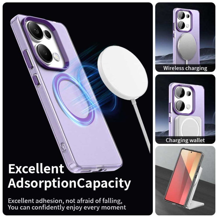 For Xiaomi Poco M6 Pro 4G Candy Magsafe PC Hybrid TPU Phone Case