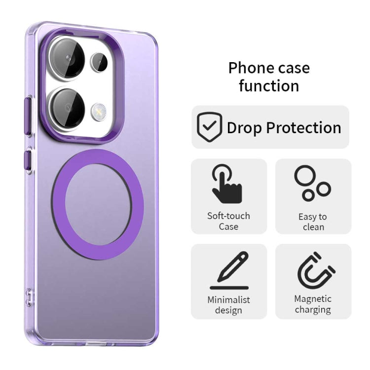 For Xiaomi Poco M6 Pro 4G Candy Magsafe PC Hybrid TPU Phone Case