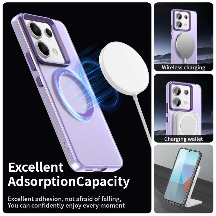 For Xiaomi Poco X6 5G Candy Magsafe PC Hybrid TPU Phone Case