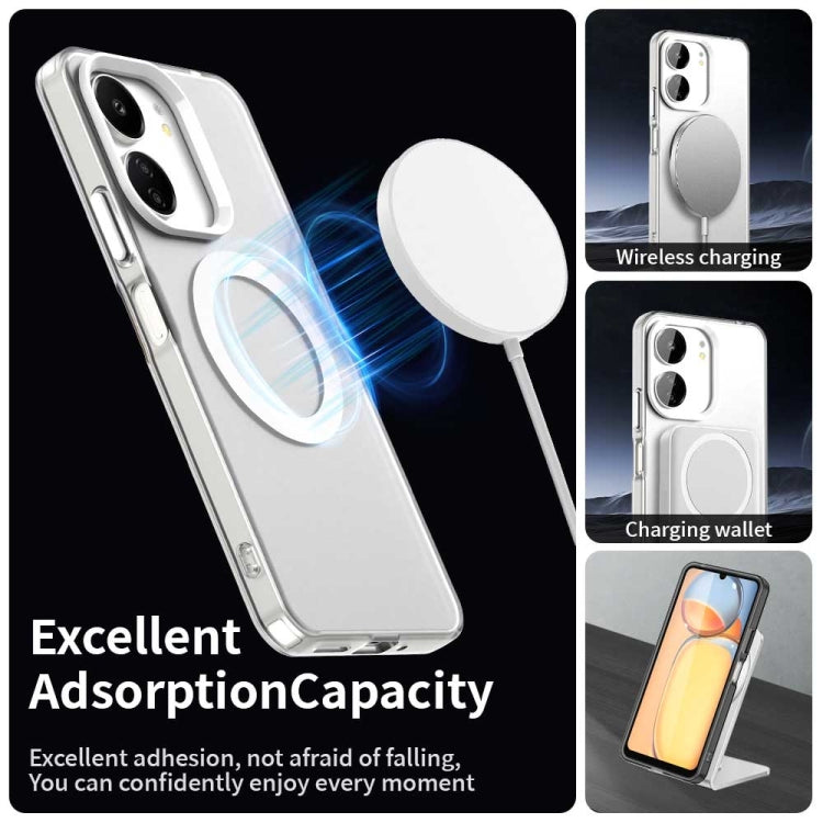 For Xiaomi Poco C65 Candy Magsafe PC Hybrid TPU Phone Case