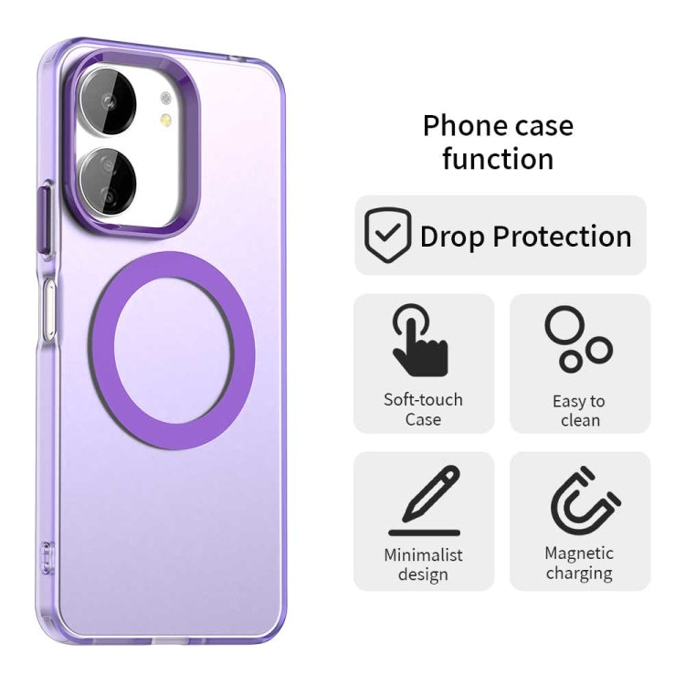 For Xiaomi Poco M6 5G Candy Magsafe PC Hybrid TPU Phone Case