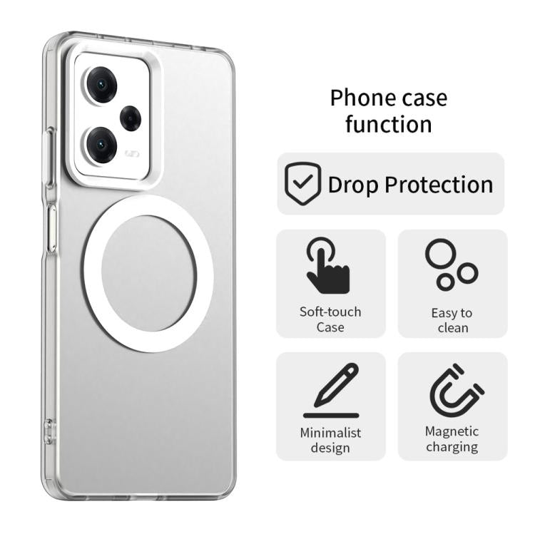 For Xiaomi Poco X5 Pro 5G Candy Magsafe PC Hybrid TPU Phone Case
