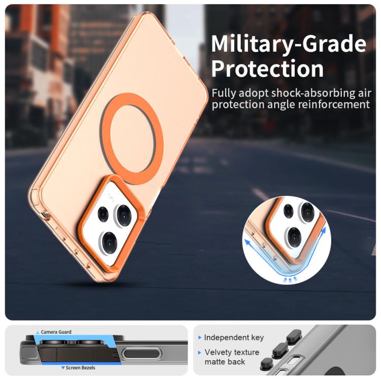 For Xiaomi Poco X5 Pro 5G Candy Magsafe PC Hybrid TPU Phone Case