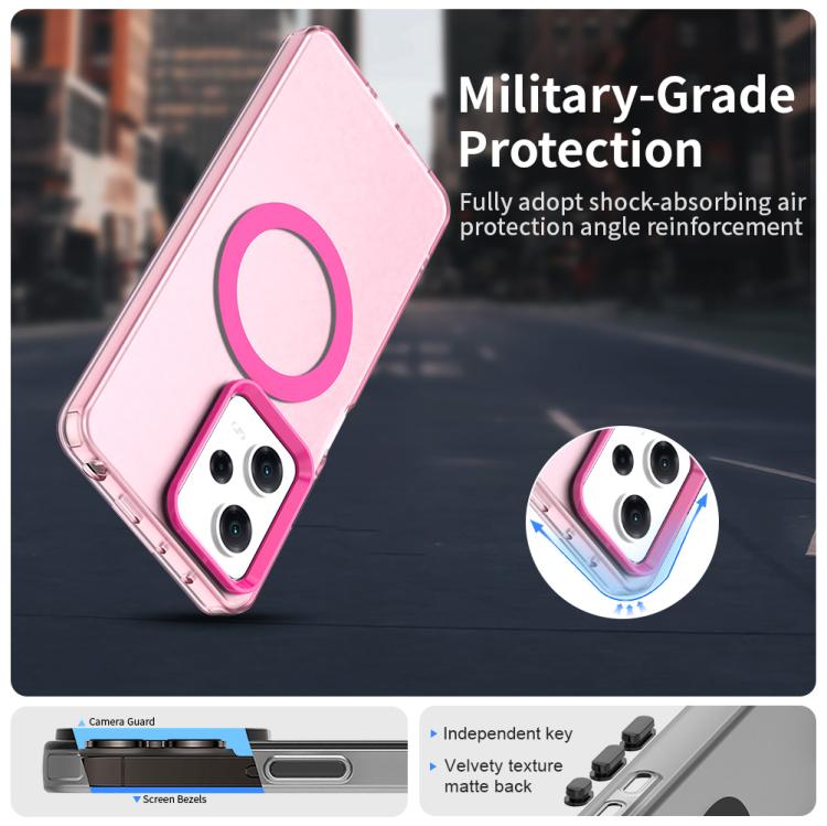 For Xiaomi Poco X5 Pro 5G Candy Magsafe PC Hybrid TPU Phone Case