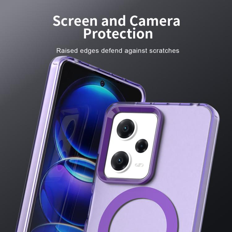 For Xiaomi Poco X5 Pro 5G Candy Magsafe PC Hybrid TPU Phone Case