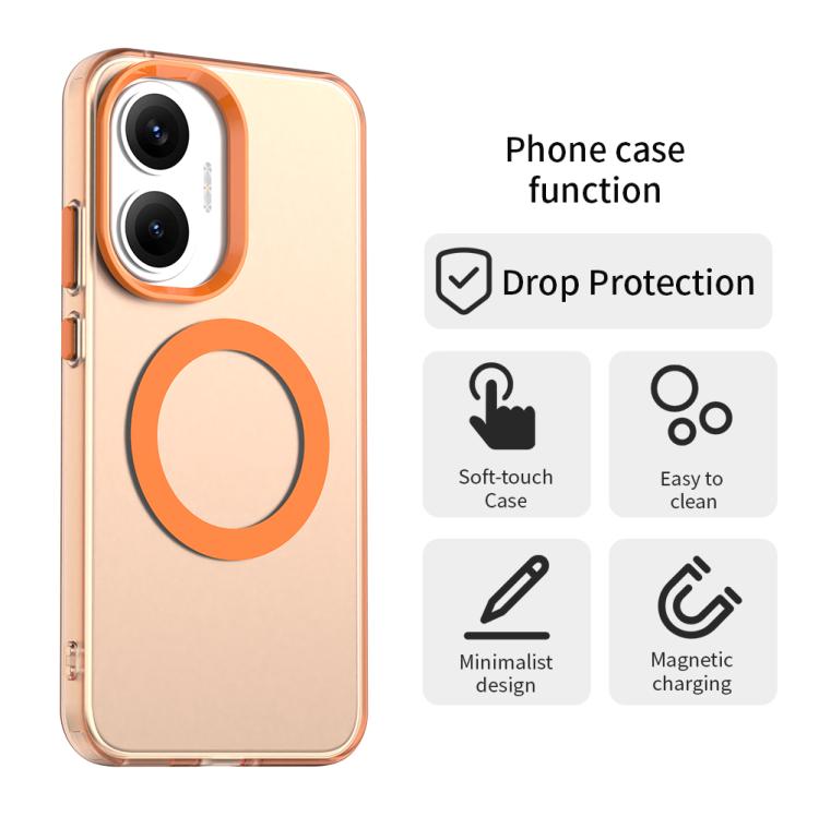 For Xiaomi Poco F7 Candy Magsafe PC Hybrid TPU Phone Case