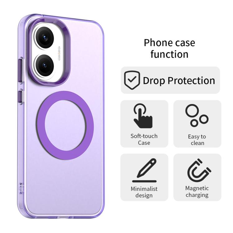 For Xiaomi Poco F7 Candy Magsafe PC Hybrid TPU Phone Case