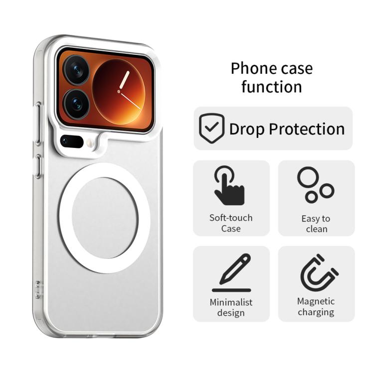 For Xiaomi 17 Pro Candy Magsafe PC Hybrid TPU Phone Case