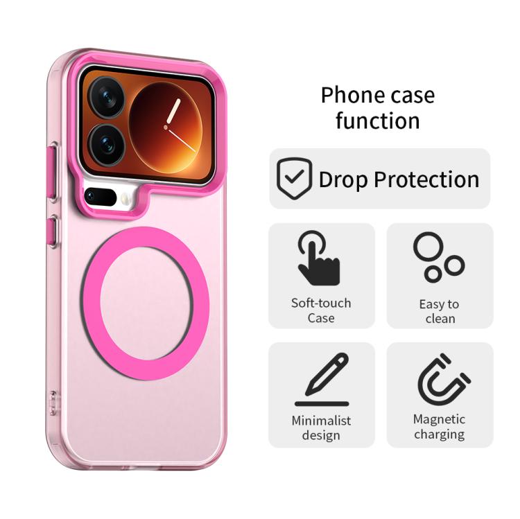 For Xiaomi 17 Pro Candy Magsafe PC Hybrid TPU Phone Case