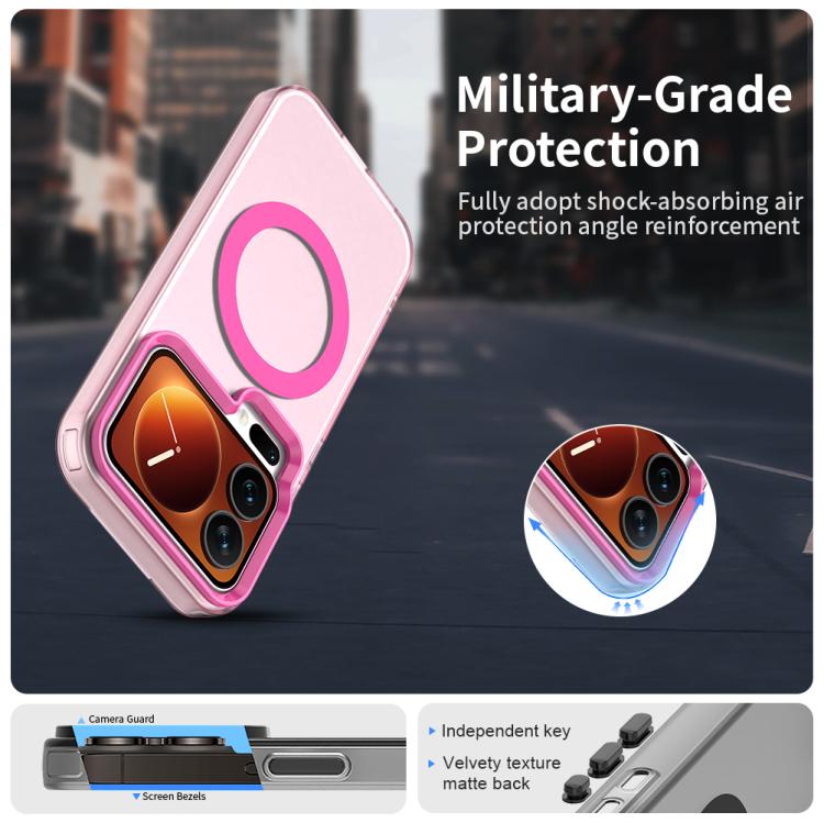 For Xiaomi 17 Pro Candy Magsafe PC Hybrid TPU Phone Case