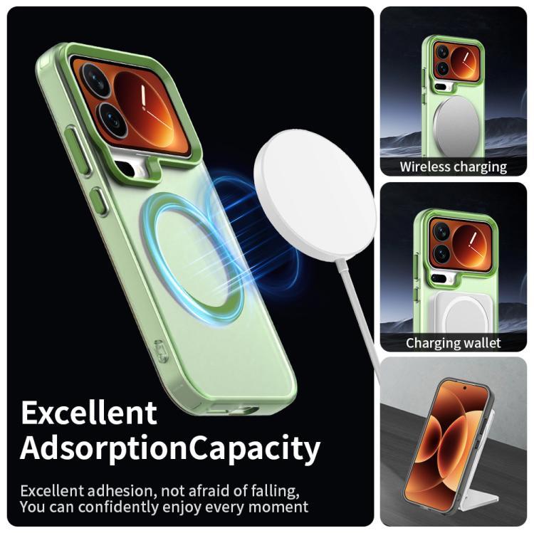 For Xiaomi 17 Pro Candy Magsafe PC Hybrid TPU Phone Case