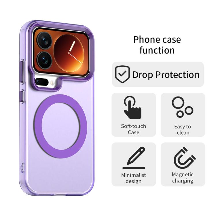 For Xiaomi 17 Pro Candy Magsafe PC Hybrid TPU Phone Case