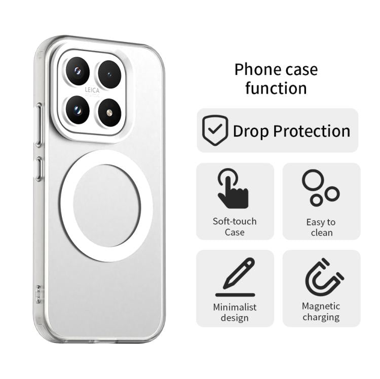 For Xiaomi 17 Candy Magsafe PC Hybrid TPU Phone Case