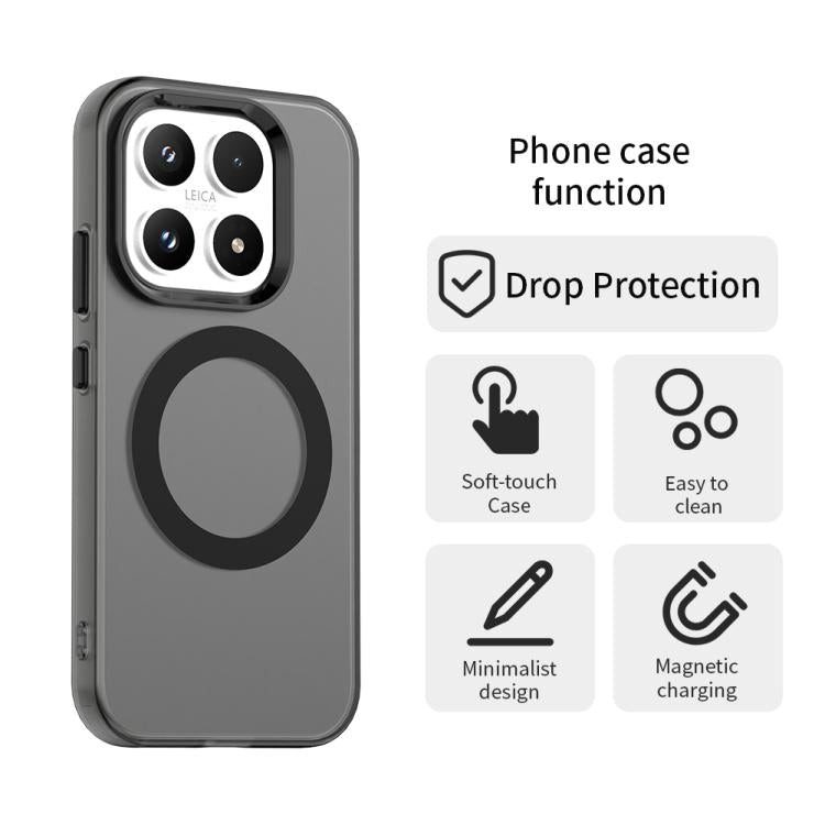 For Xiaomi 17 Candy Magsafe PC Hybrid TPU Phone Case