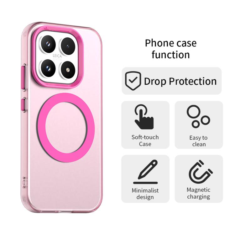For Xiaomi 17 Candy Magsafe PC Hybrid TPU Phone Case