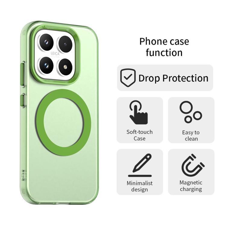 For Xiaomi 17 Candy Magsafe PC Hybrid TPU Phone Case
