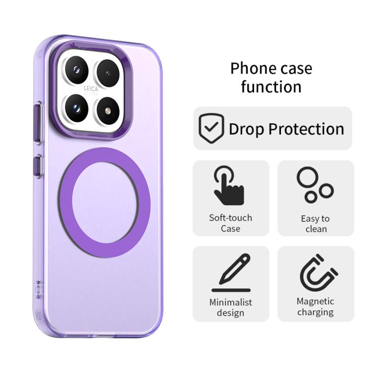 For Xiaomi 17 Candy Magsafe PC Hybrid TPU Phone Case