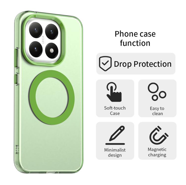 For Xiaomi 15T 5G Candy Magsafe PC Hybrid TPU Phone Case