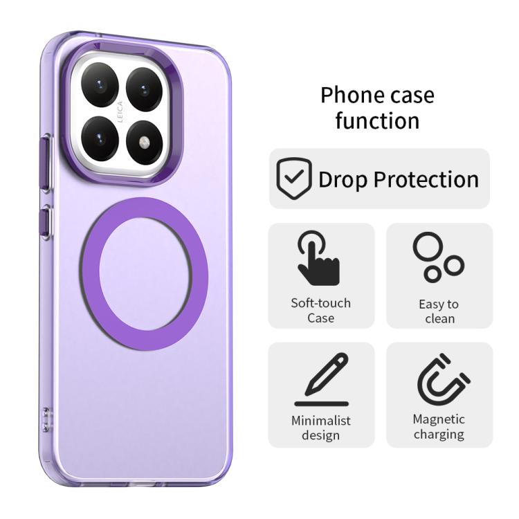 For Xiaomi 15T 5G Candy Magsafe PC Hybrid TPU Phone Case