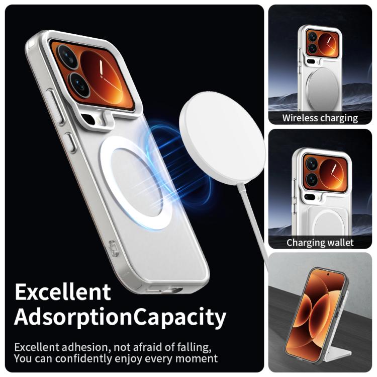 For Xiaomi 17 Pro Max Candy Magsafe PC Hybrid TPU Phone Case