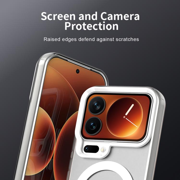 For Xiaomi 17 Pro Max Candy Magsafe PC Hybrid TPU Phone Case