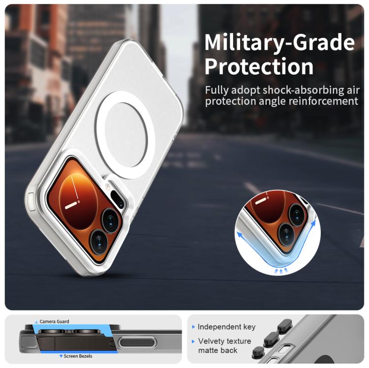 For Xiaomi 17 Pro Max Candy Magsafe PC Hybrid TPU Phone Case